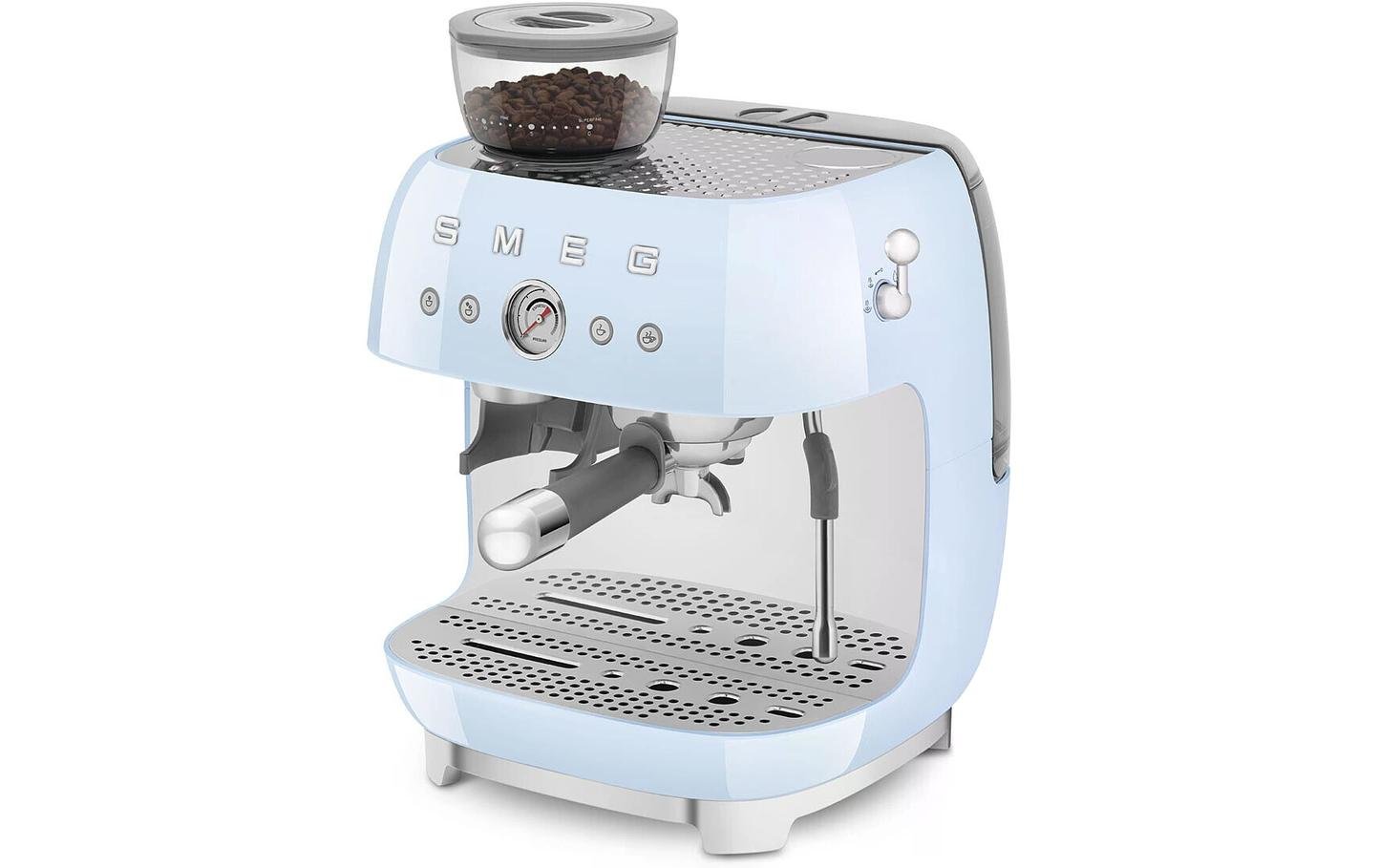 Siebträgermaschine 50's Style EGF03PBEU Blau - MEGART