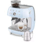 Siebträgermaschine 50's Style EGF03PBEU Blau - MEGART