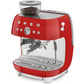 Siebträgermaschine 50's Style EGF03RDEU Rot - MEGART