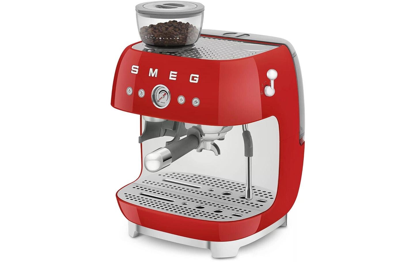 Siebträgermaschine 50's Style EGF03RDEU Rot - MEGART