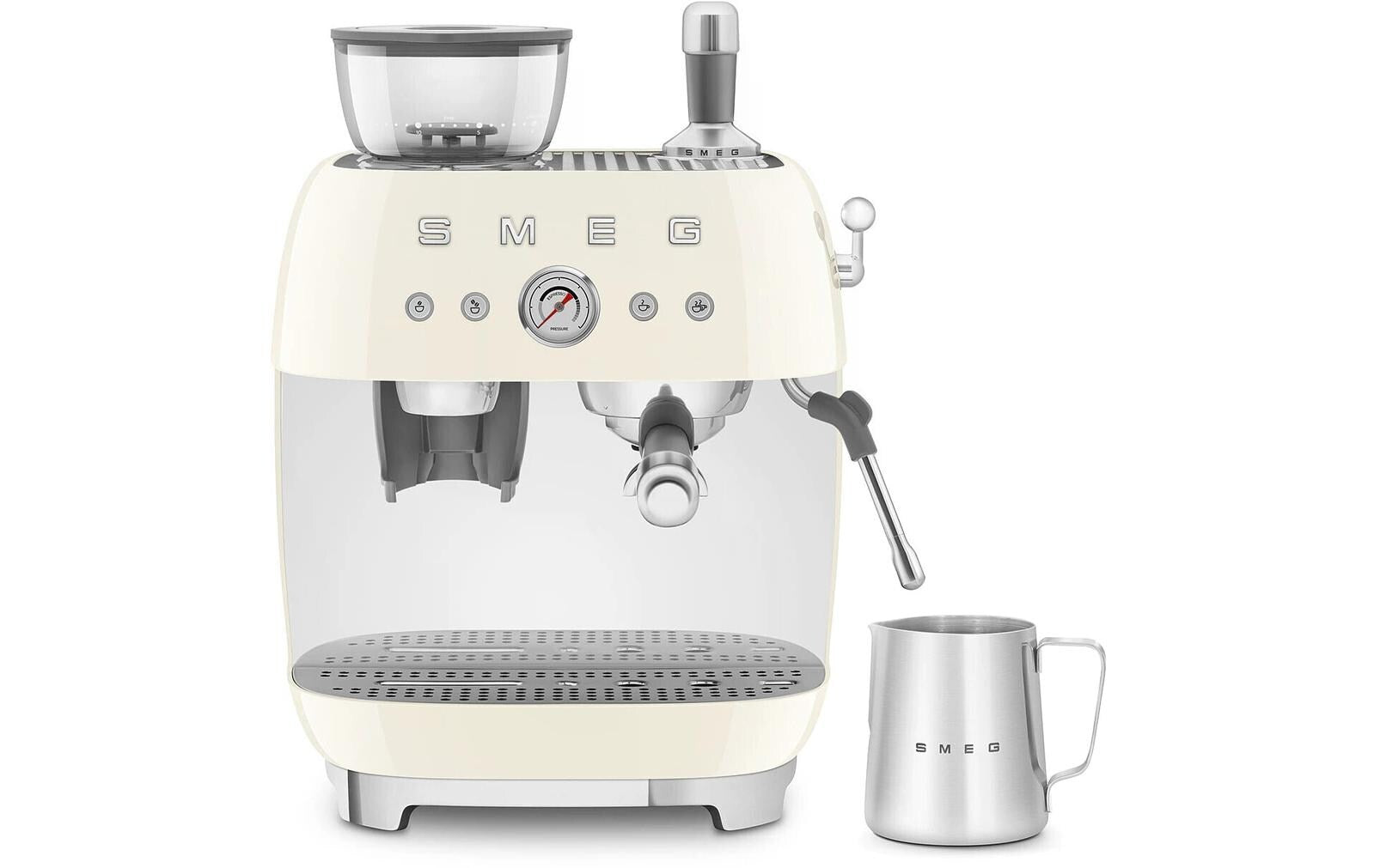 Siebträgermaschine 50's Style EGF03CREU Crème - MEGART