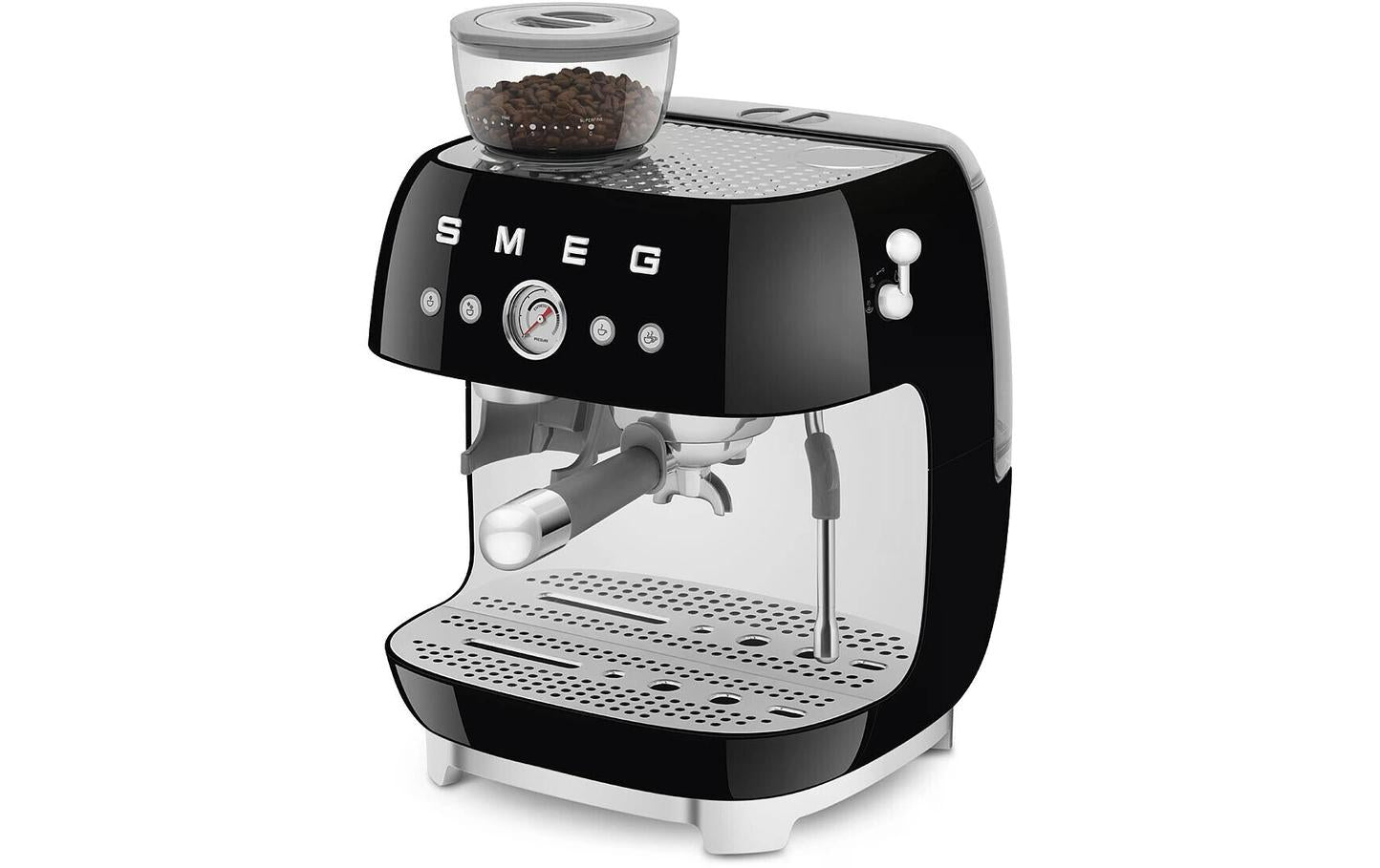 Siebträgermaschine 50's Style EGF03BLEU Schwarz - MEGART
