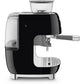 Siebträgermaschine 50's Style EGF03BLEU Schwarz - MEGART