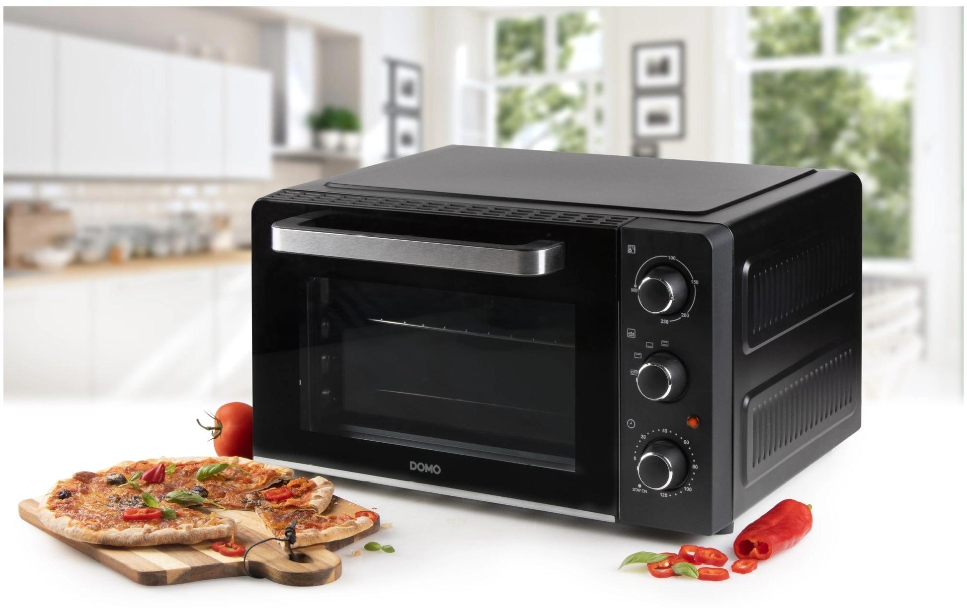Backofen DO1107GO 28 l, Schwarz - MEGART