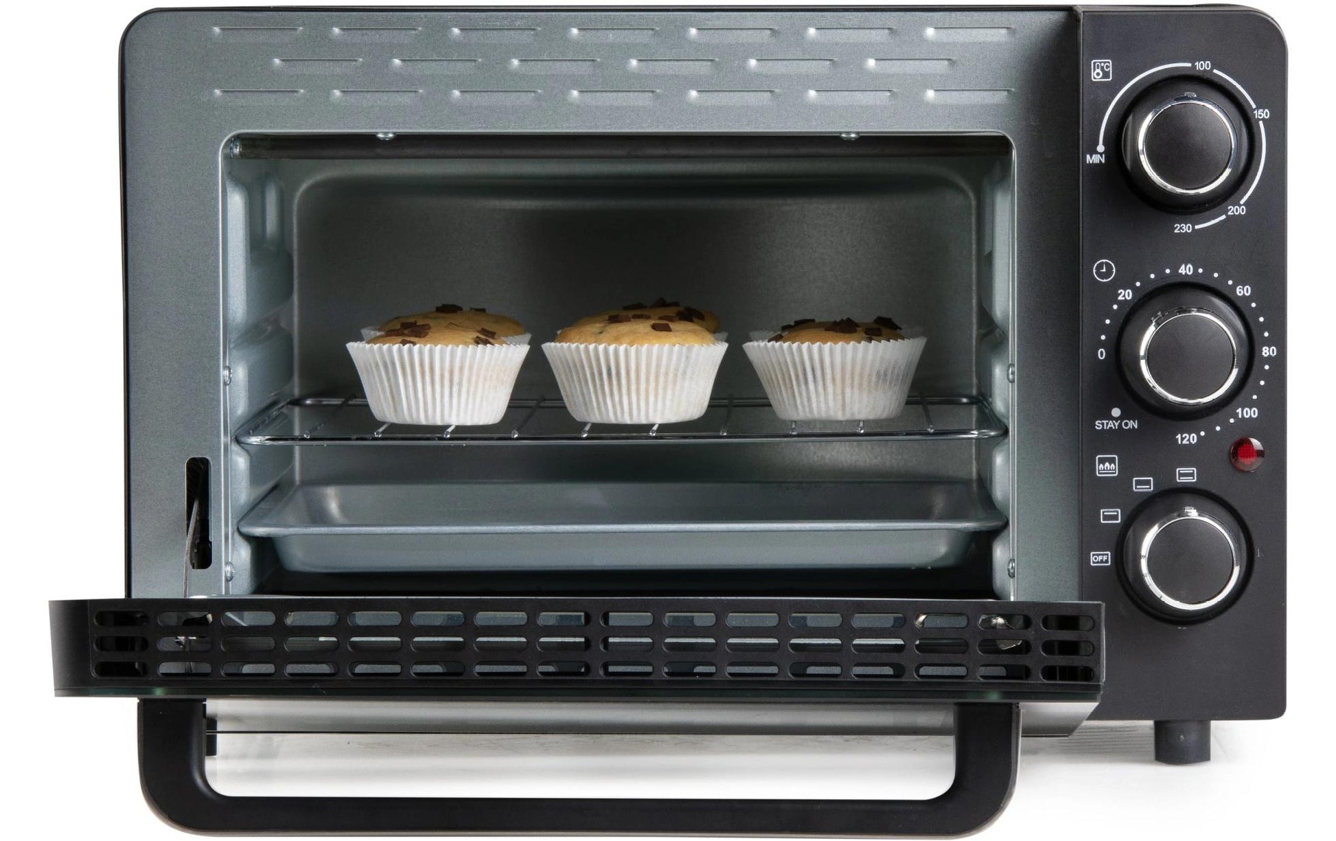 Backofen DO807GO 20 l, Schwarz - MEGART