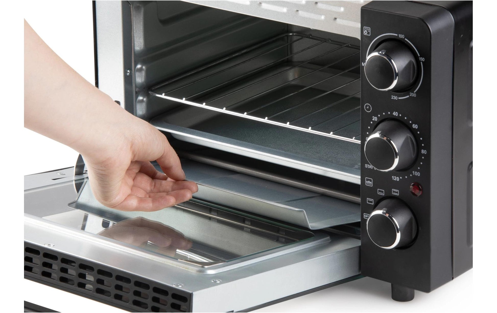 Backofen DO807GO 20 l, Schwarz - MEGART