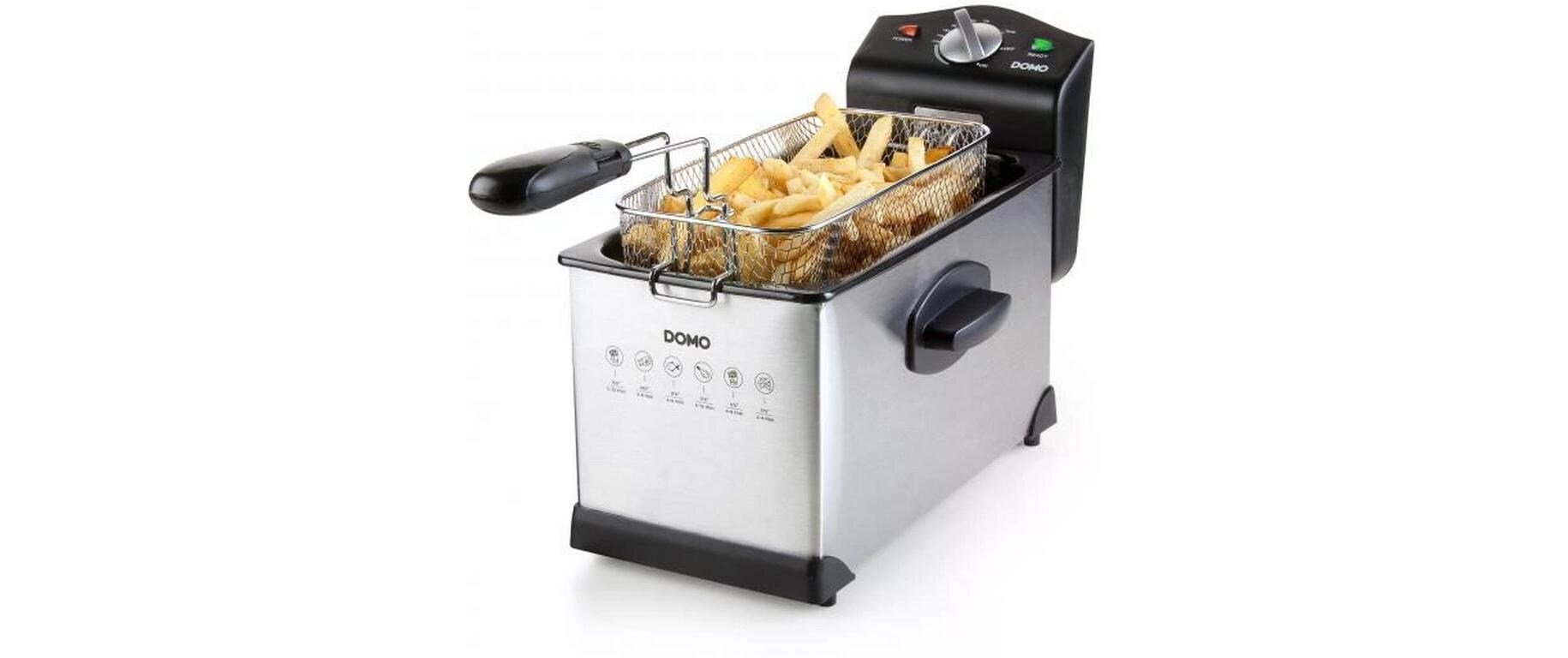 Fritteuse DO514FR 3 l, Silber - MEGART