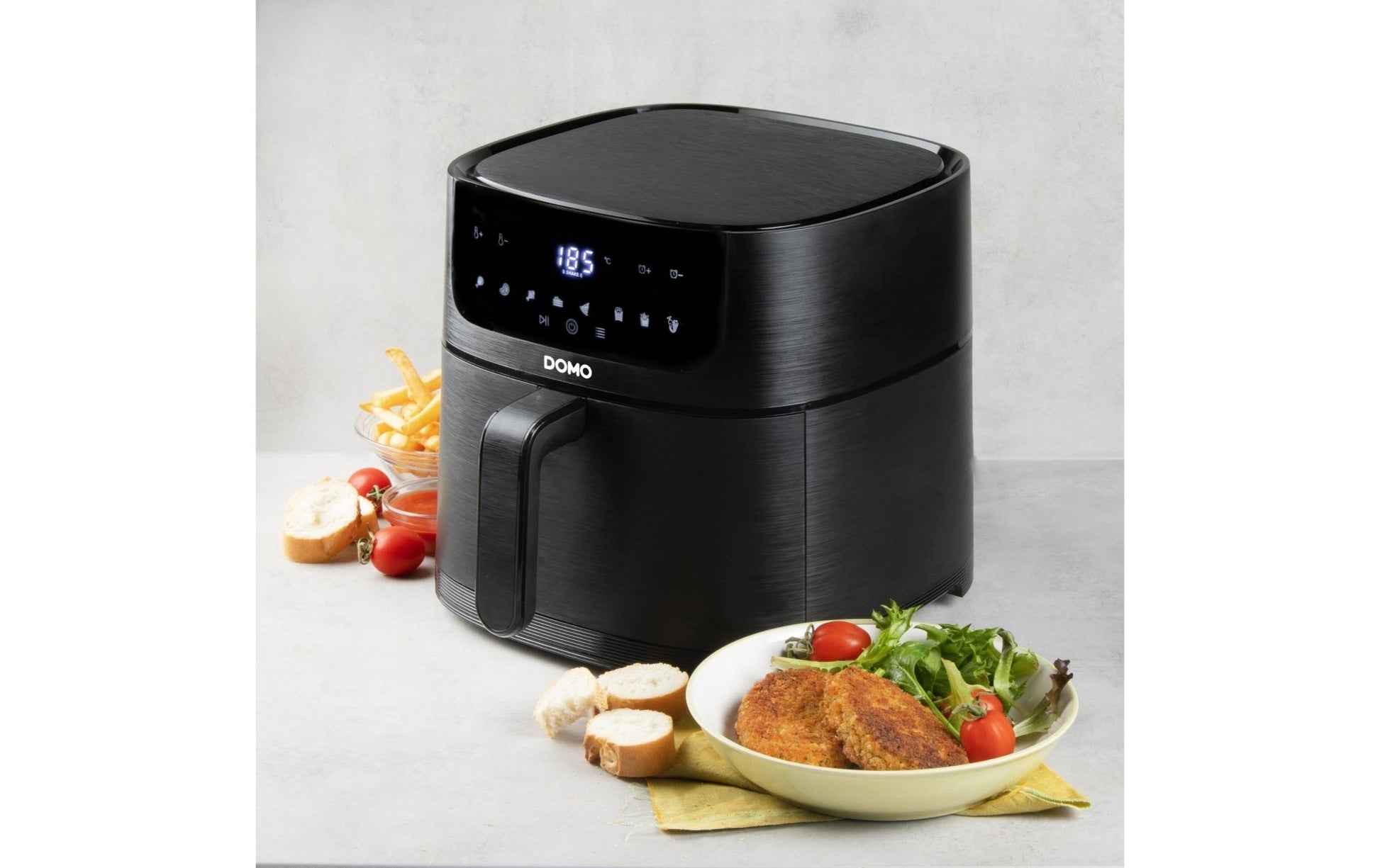 Heissluft - Fritteuse DO539FR 1.5 kg, Schwarz - MEGART