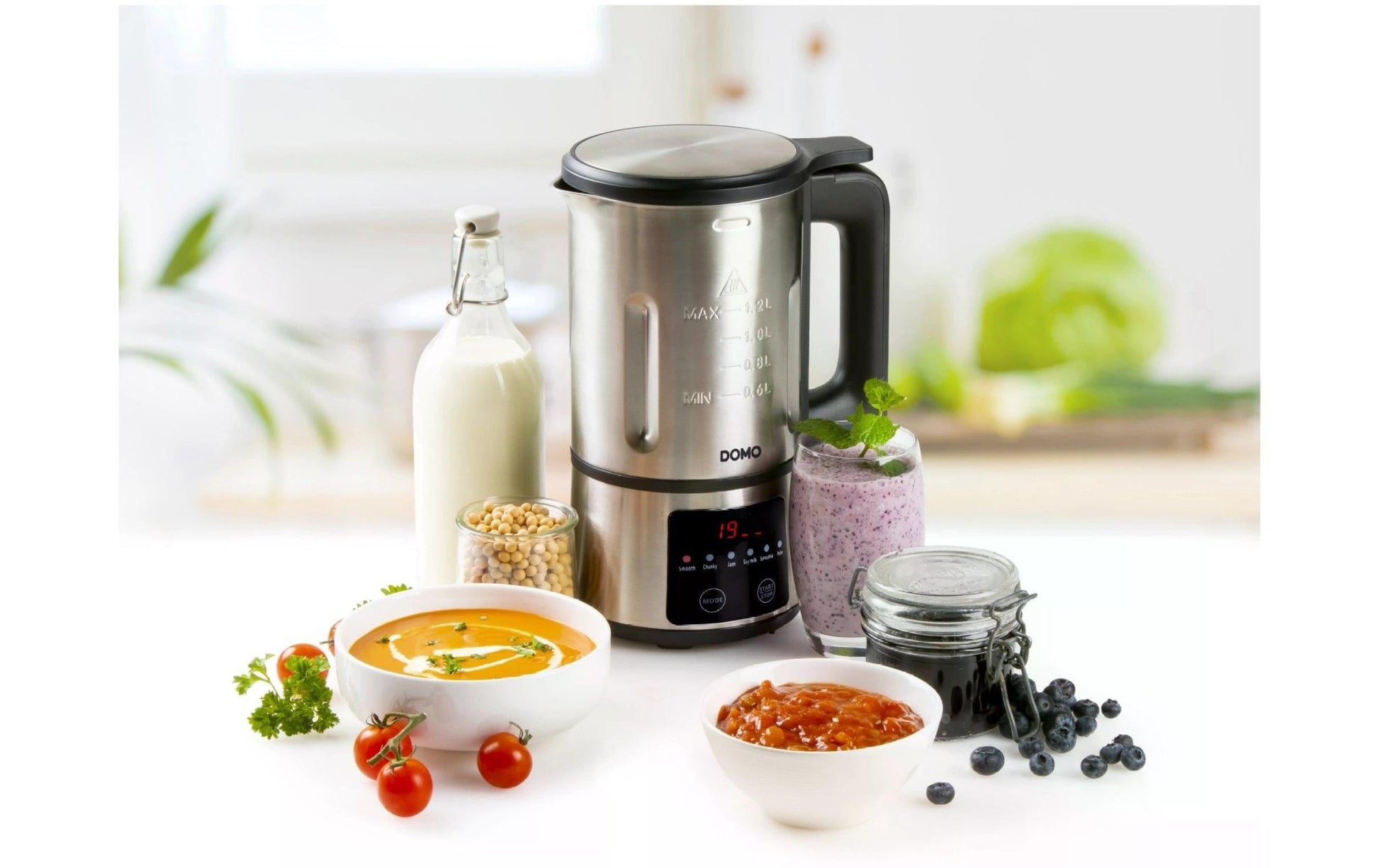 Food Processor DO727BL Silber - MEGART