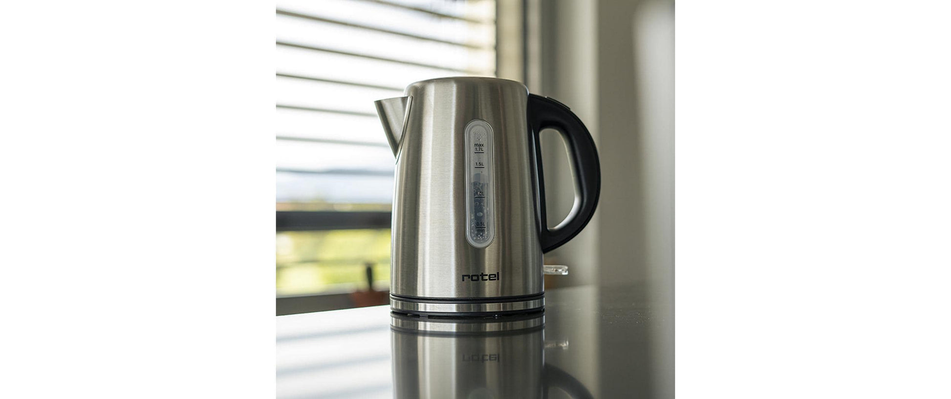 Wasserkocher Inox 1.7 l, Silber - MEGART