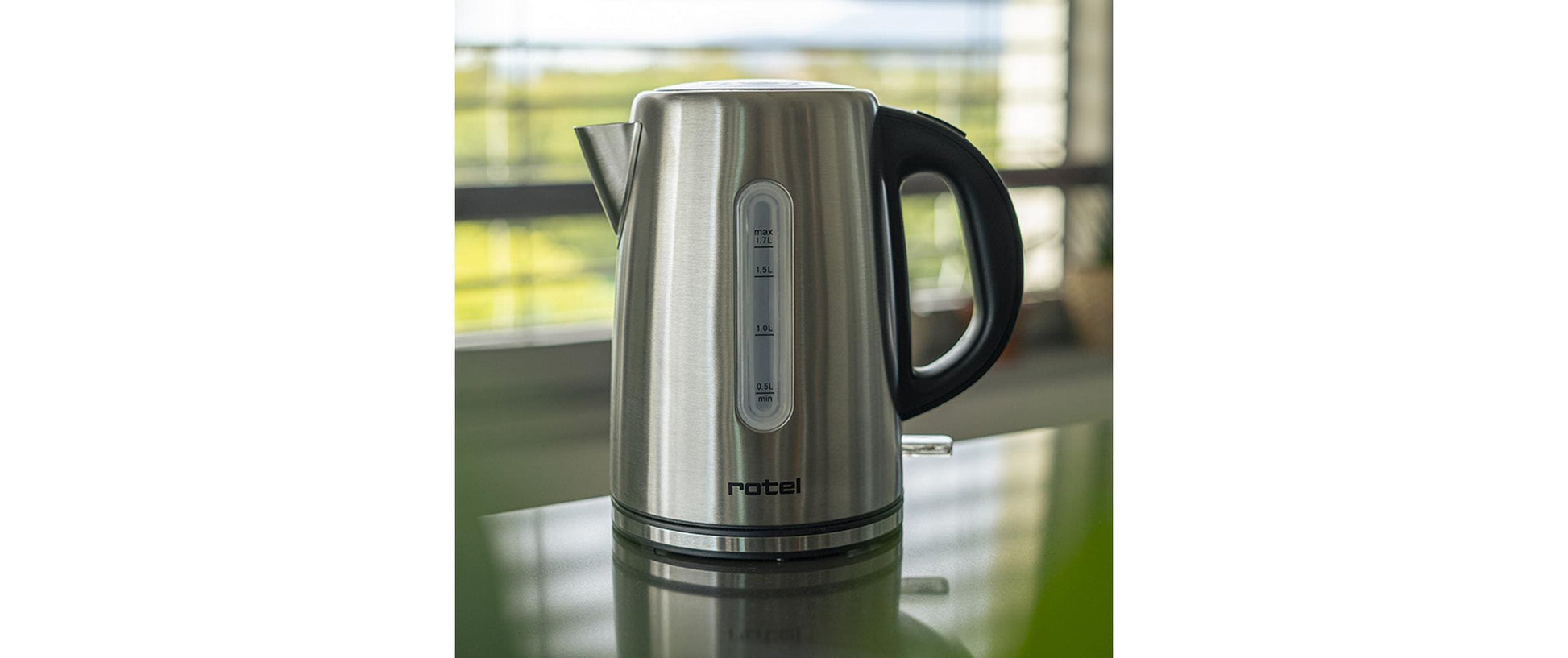 Wasserkocher Inox 1.7 l, Silber - MEGART