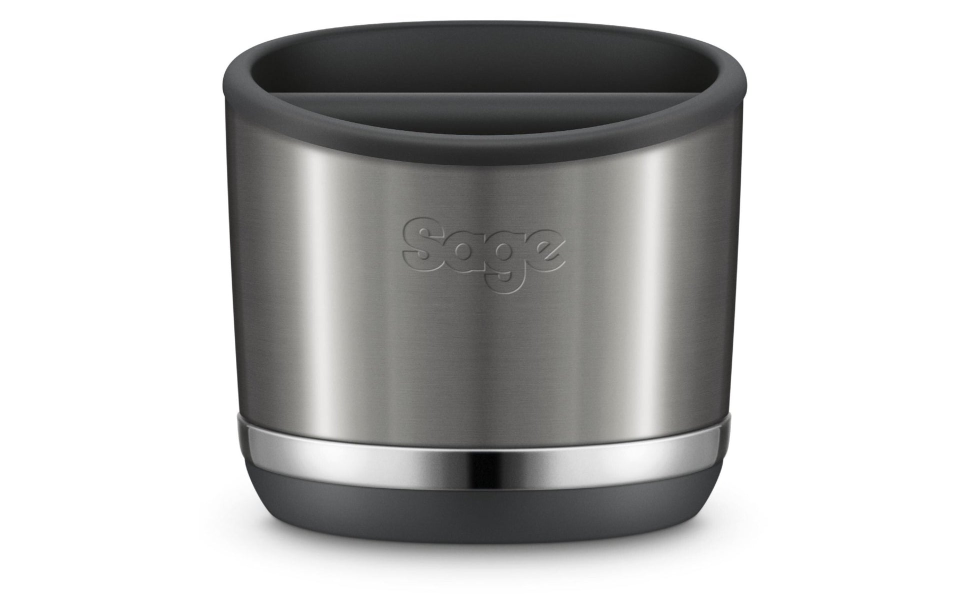 Abklopfbehälter The Knock Box 10 Black Stainless Steel - MEGART