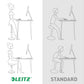 Leitz Ergo Cosy Active Sitz und Stehhocker Grau - MEGART