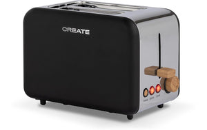 Toaster Retro Schwarz - MEGART