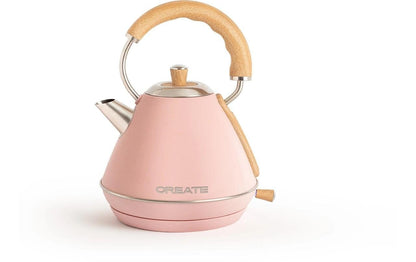 Wasserkocher Retro M 1 l, Pastelrosa - MEGART