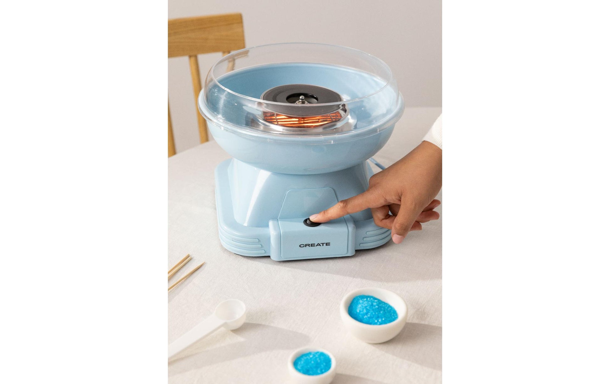 Zuckerwattemaschine Pastelblau - MEGART