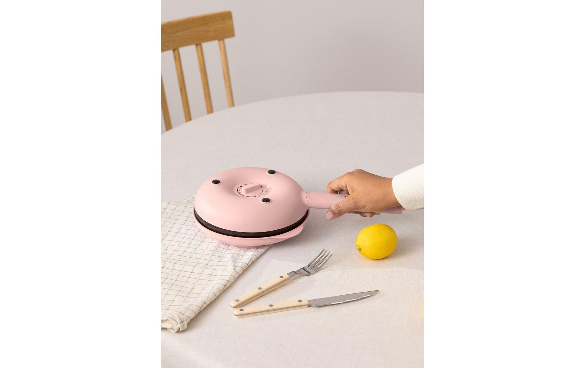 Crêpe Maker 600 W, Pastellrosa - MEGART