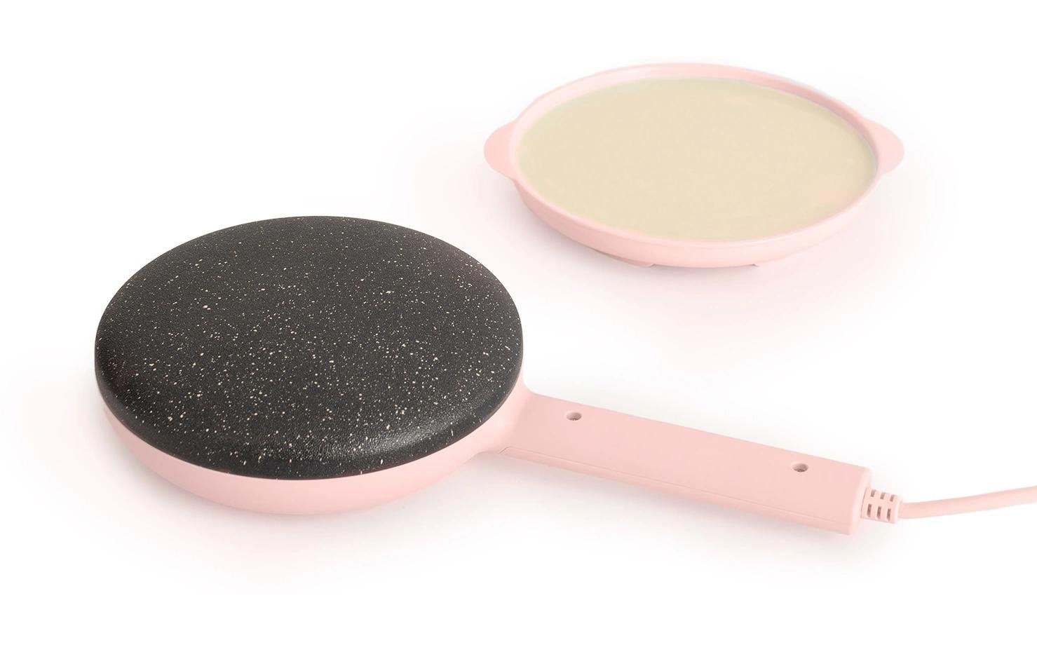 Crêpe Maker 600 W, Pastellrosa - MEGART