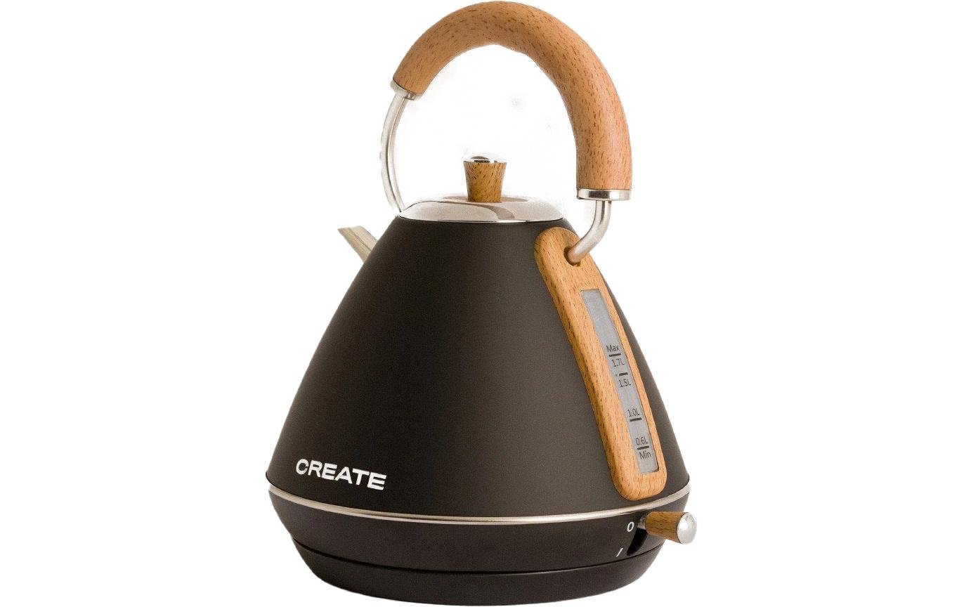 Wasserkocher Retro L 1.7 l, Schwarz - MEGART