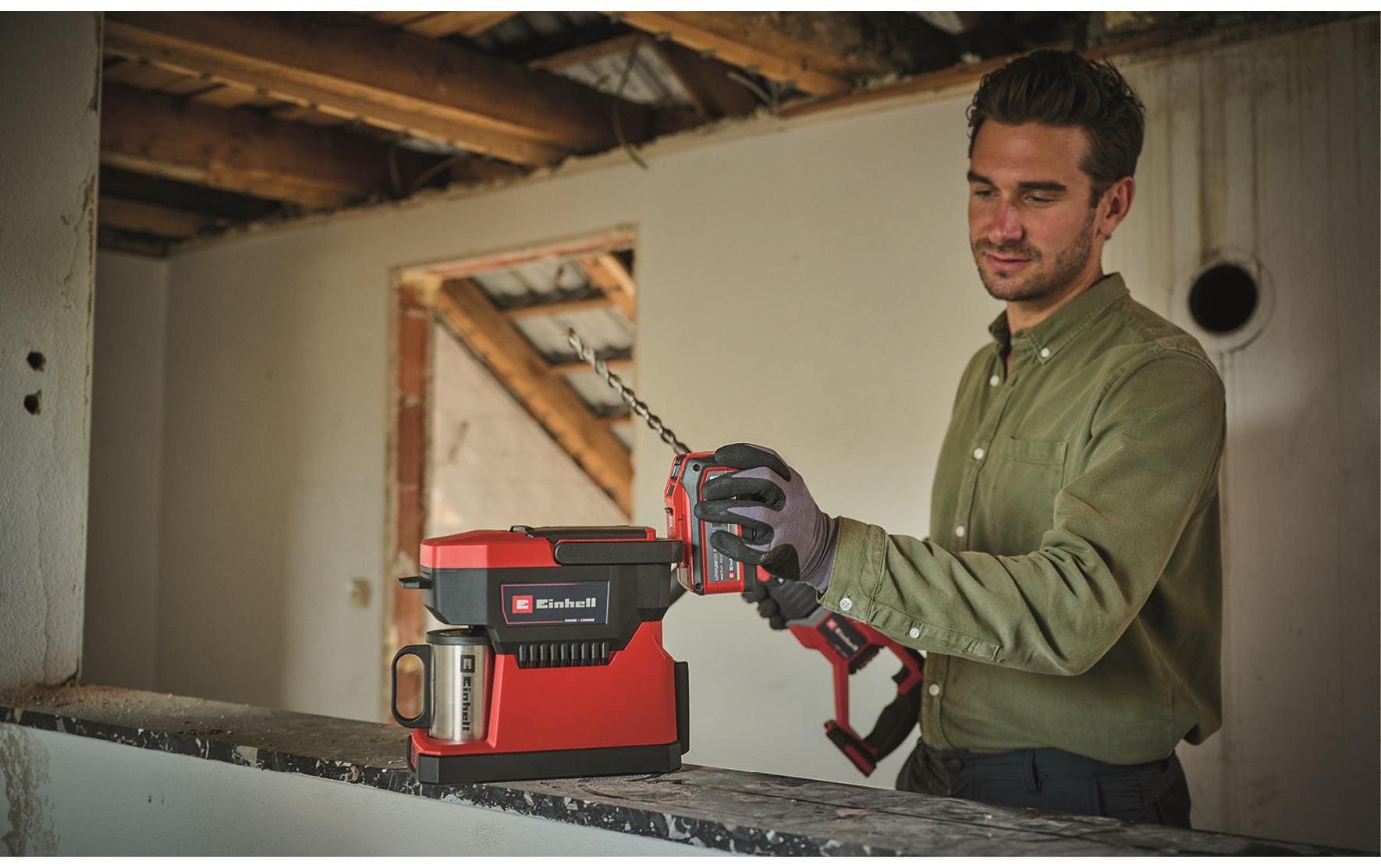 Filterkaffeemaschine TE - CF 18 Li - Solo Rot - MEGART