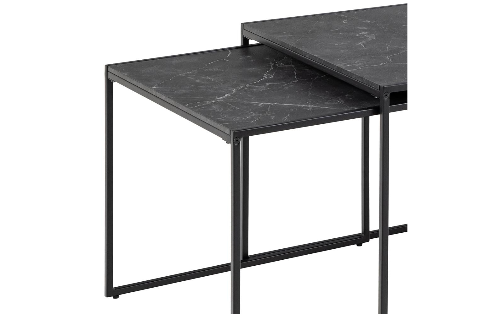 Couchtisch Infinity 120 cm x 48 cm, Schwarz - MEGART