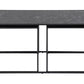 Couchtisch Infinity 120 cm x 48 cm, Schwarz - MEGART