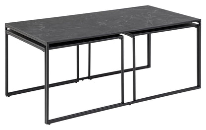Couchtisch Infinity 120 cm x 48 cm, Schwarz - MEGART