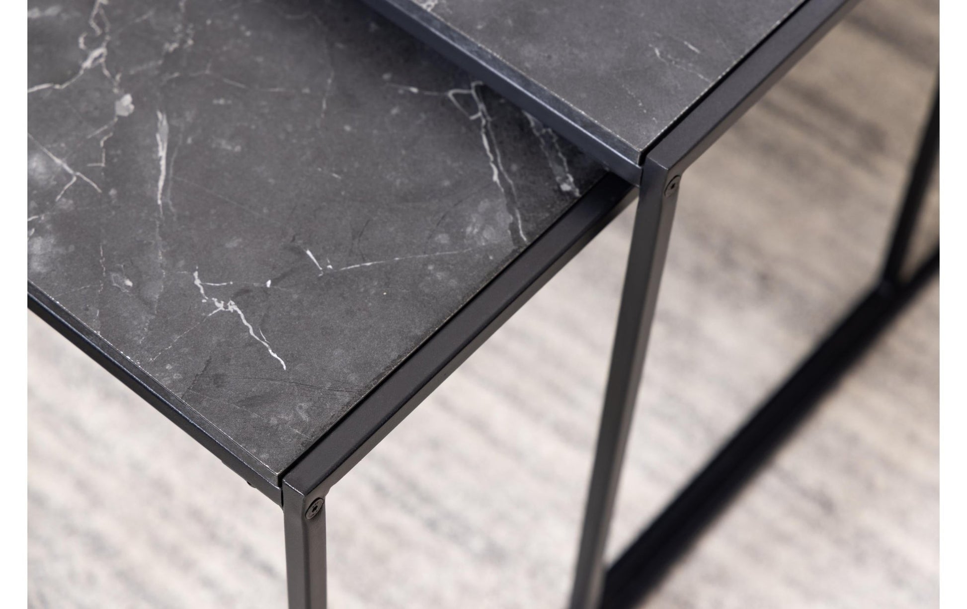Couchtisch Infinity 120 cm x 48 cm, Schwarz - MEGART