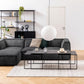 Couchtisch Infinity 120 cm x 48 cm, Schwarz - MEGART
