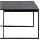 Couchtisch Infinity 120 cm x 48 cm, Schwarz - MEGART