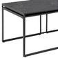 Couchtisch Infinity 120 cm x 48 cm, Schwarz - MEGART