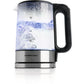 Wasserkocher 1.7 l, Silber/Transparent - MEGART