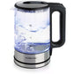 Wasserkocher 1.7 l, Silber/Transparent - MEGART