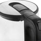 Wasserkocher 1.7 l, Silber/Transparent - MEGART