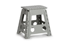 Sgabello pieghevole 38,5 x 31,5 x 39 cm, grigio