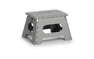 Sgabello pieghevole 35 x 28 x 22 cm, grigio