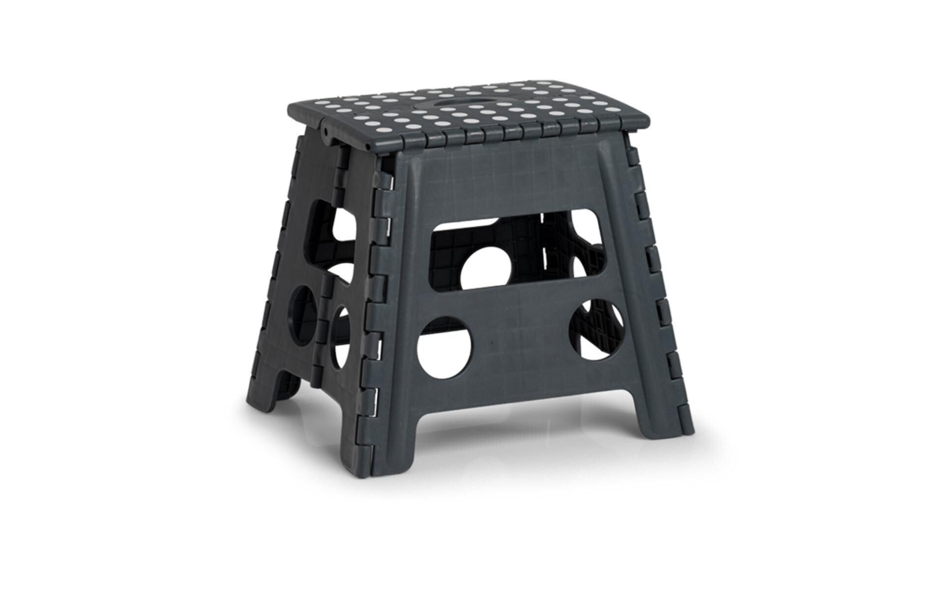 Klapphocker 37 x 30 x 32 cm, Anthrazit - MEGART