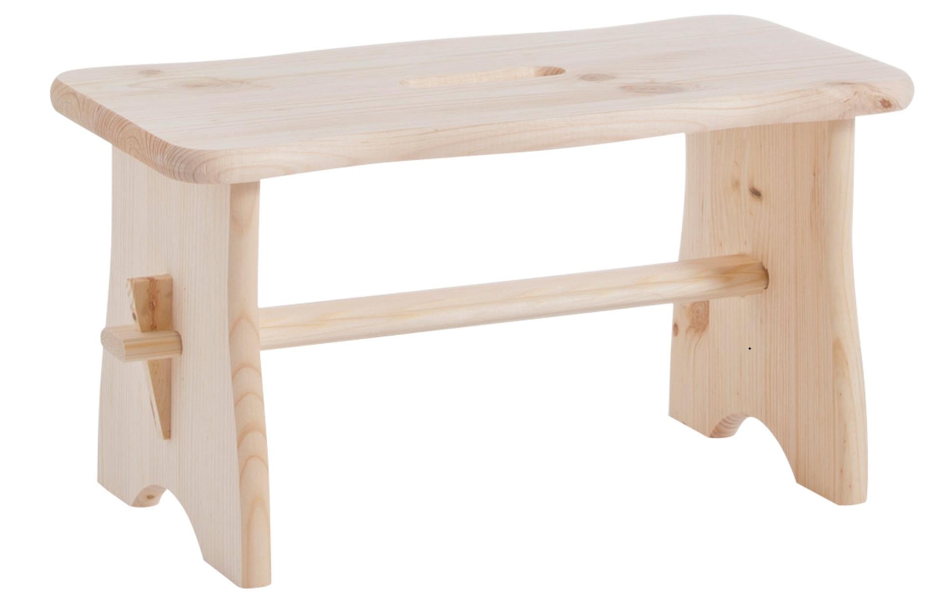 Sitzbank 39 x 19 x 21 cm, Nature - MEGART
