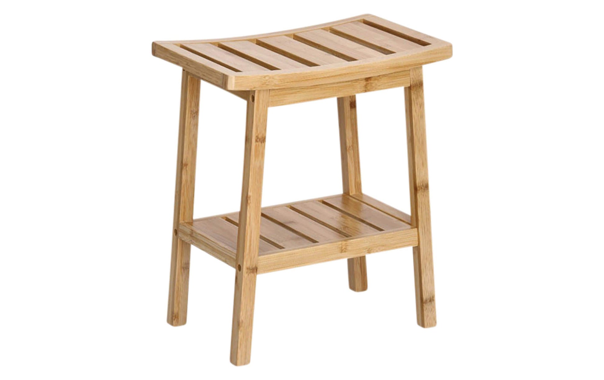 Hocker mit Ablage 40 x 25 x 46 cm, Nature - MEGART