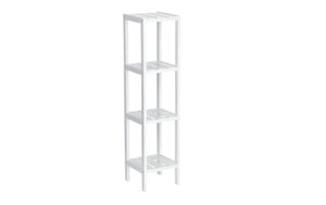 Scaffale 4 livelli 22 x 22 x 92 cm, bianco