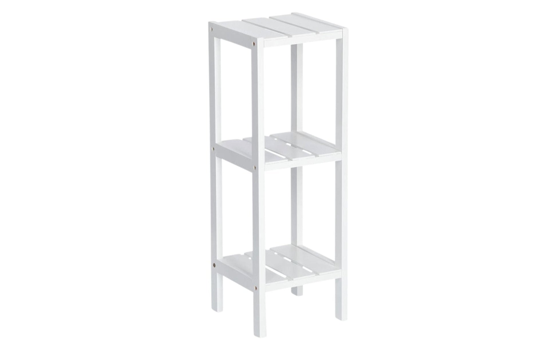 Regal 3 Etagen 22 x 22 x 65 cm, Weiss - MEGART