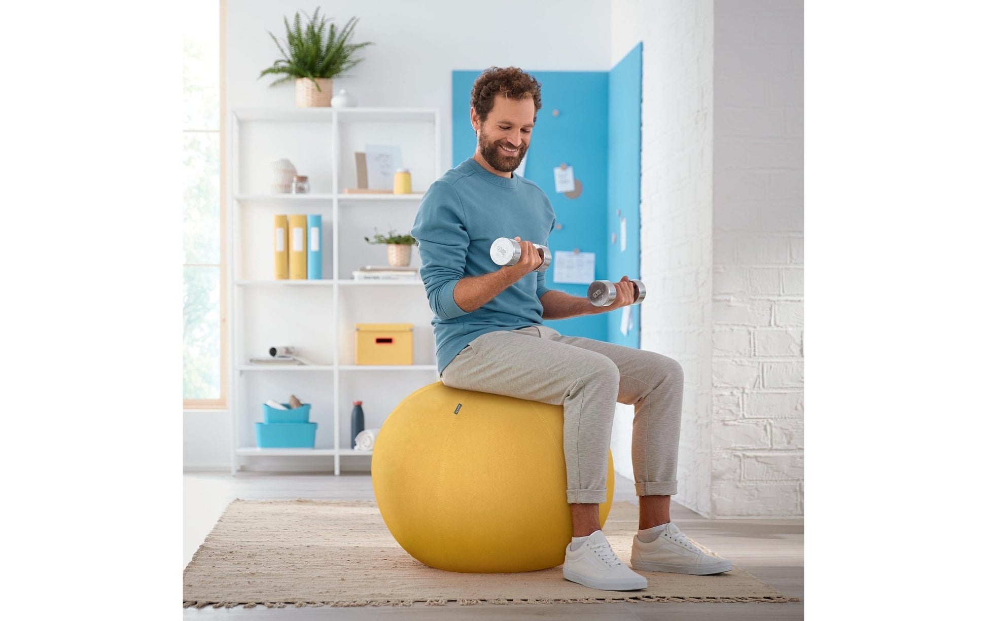 Leitz Sitzball Ergo Cosy Active Gelb - MEGART