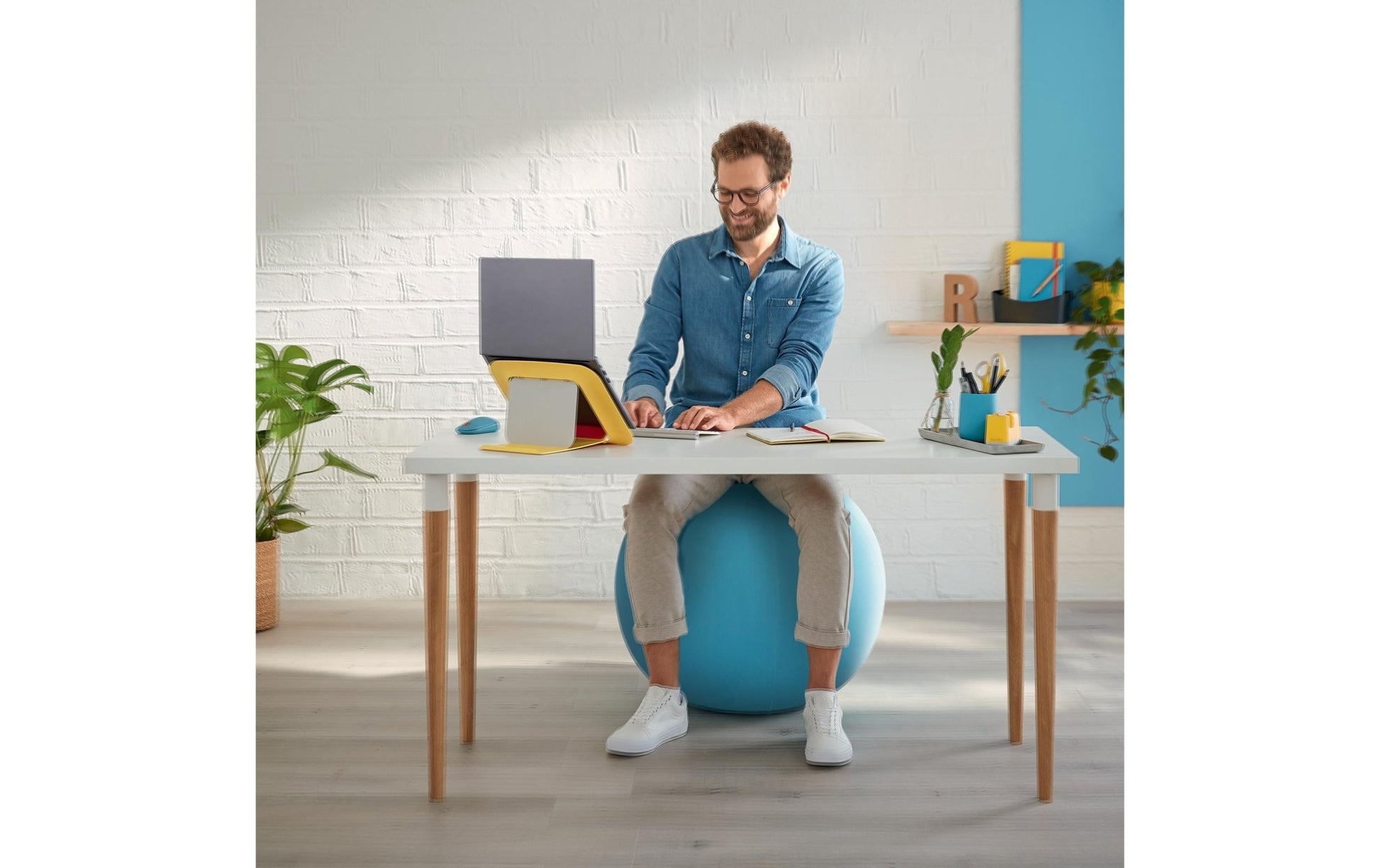 Leitz Sitzball Ergo Cosy Active Grau - MEGART