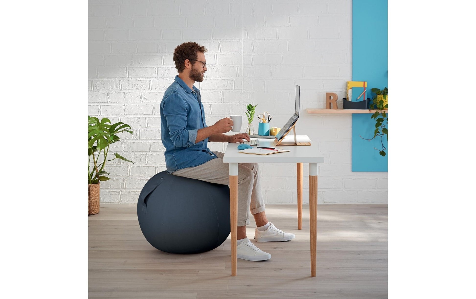 Leitz Sitzball Ergo Cosy Active Grau - MEGART