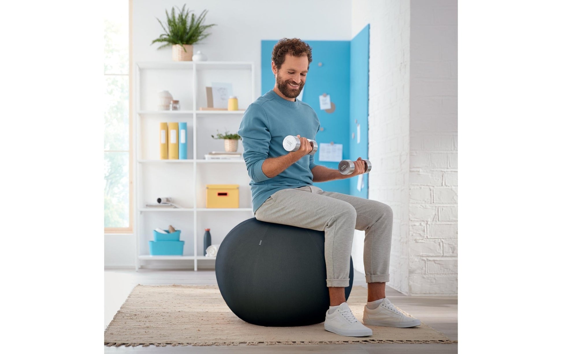 Leitz Sitzball Ergo Cosy Active Grau - MEGART