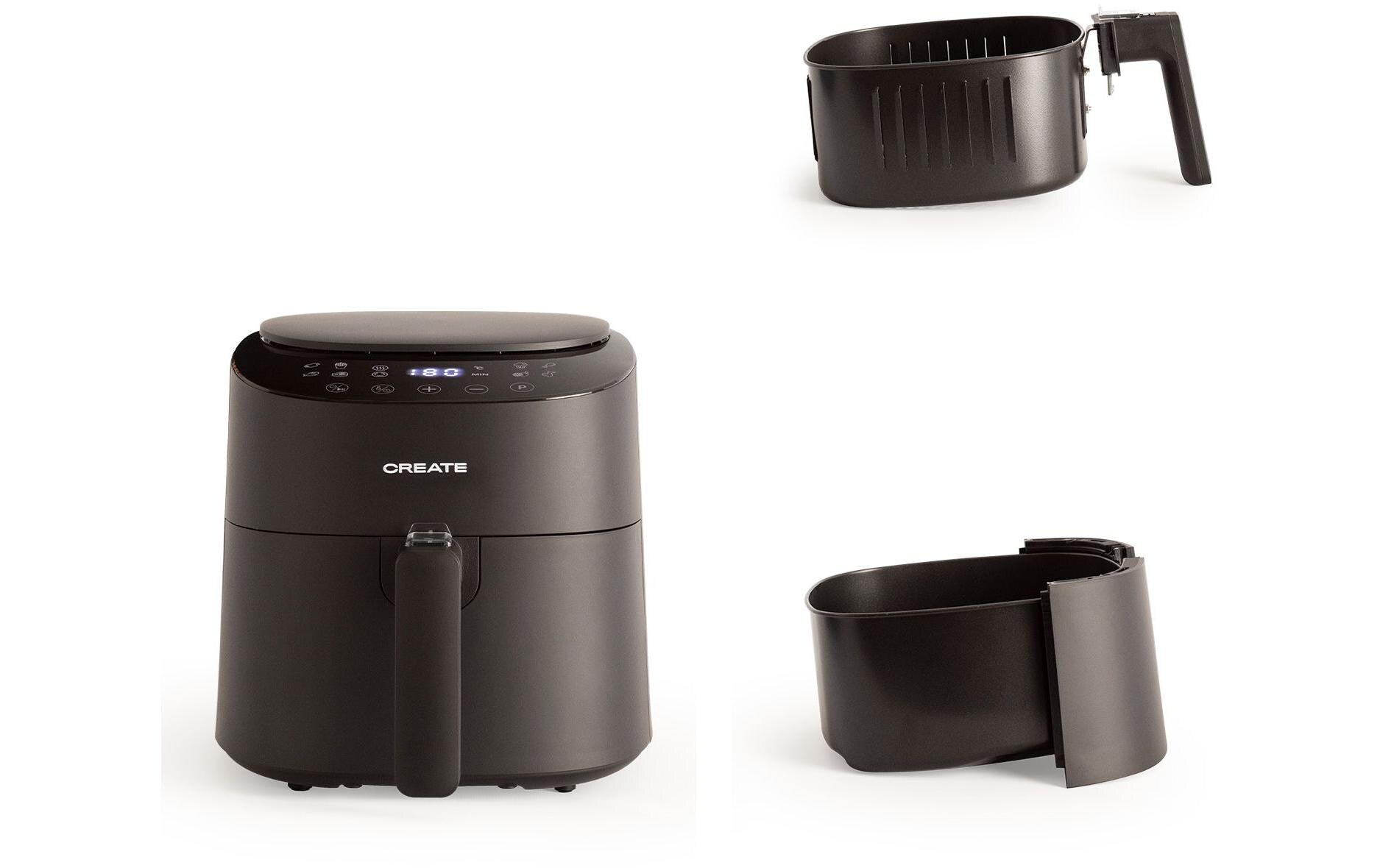 Heissluft - Fritteuse Pro Compact 0.5 kg, Schwarz - MEGART
