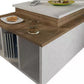 Couchtisch Kolarado 90 x 37.4 x 60 cm, Nature/Weiss