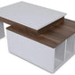 Couchtisch Kolarado 90 x 37.4 x 60 cm, Nature/Weiss