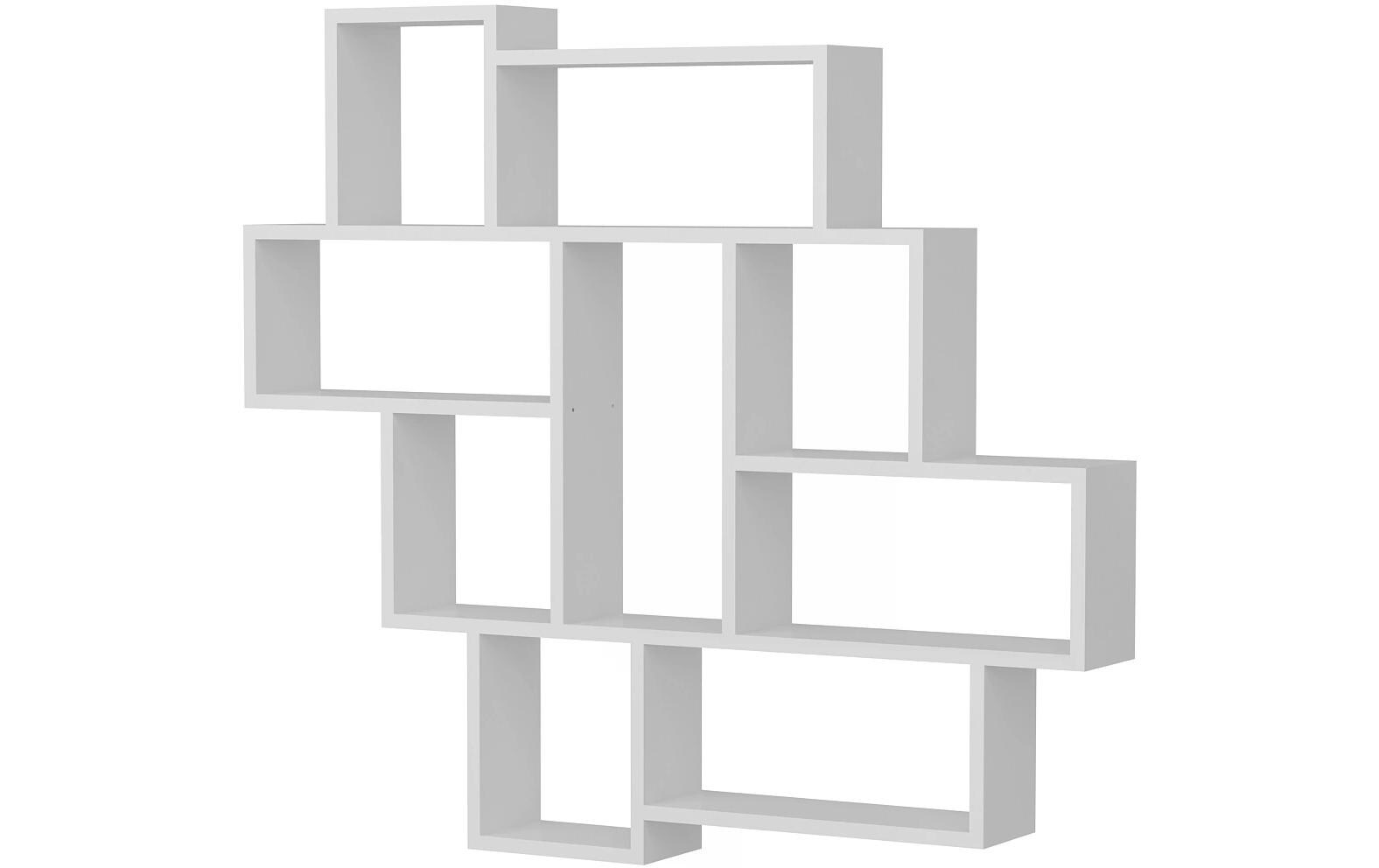 Regal Parola 115.5 x 103.5 cm, Weiss - MEGART