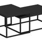 Couchtisch Leka 2 - ert Set, Schwarz - MEGART